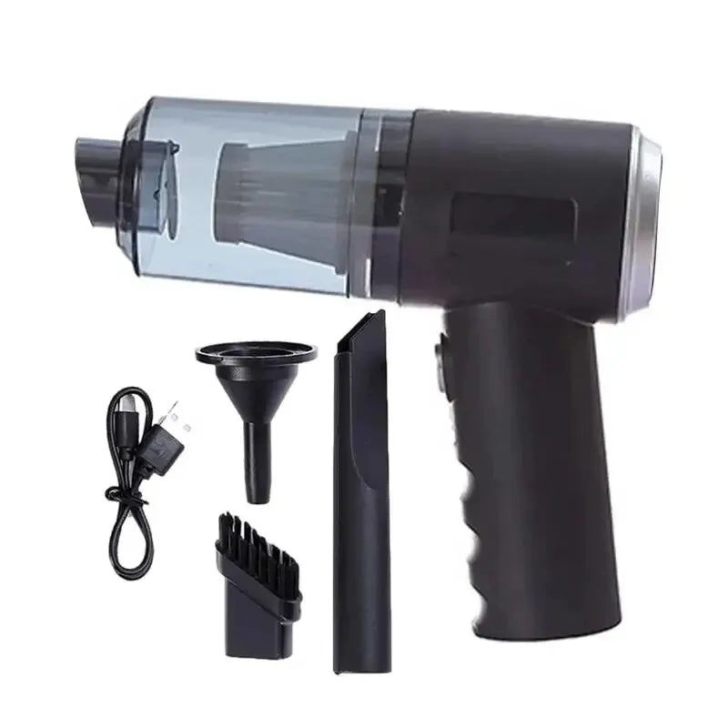 3-in-1 Handheld Vacuum Cleaner USB Rechargeable for Car & Home