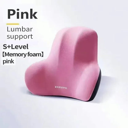 Memory Foam Lumbar Support Cushion for Car, Office & Gaming Chairs