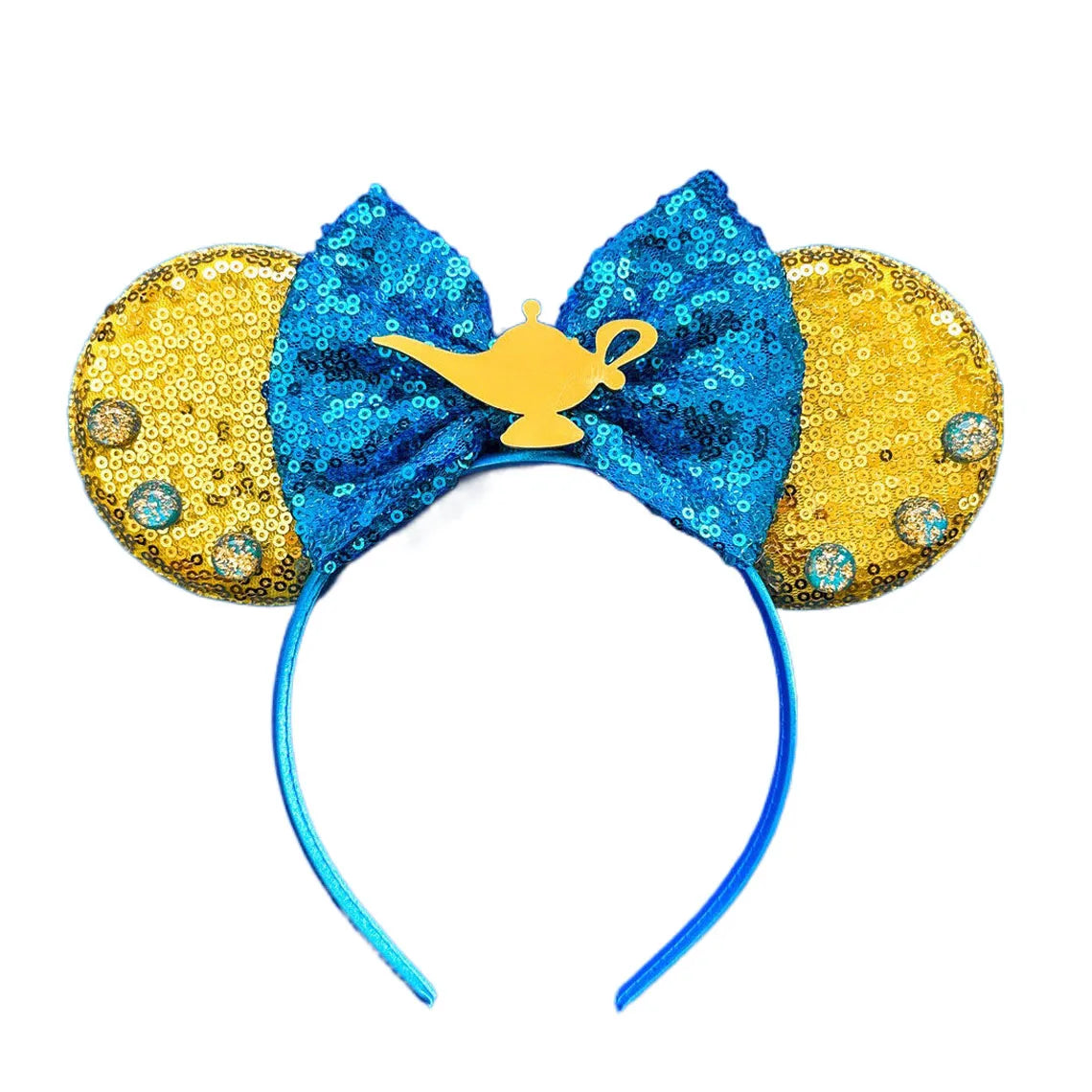 Mouse Ears Headband with Sequins & Bow – Kids & Adults