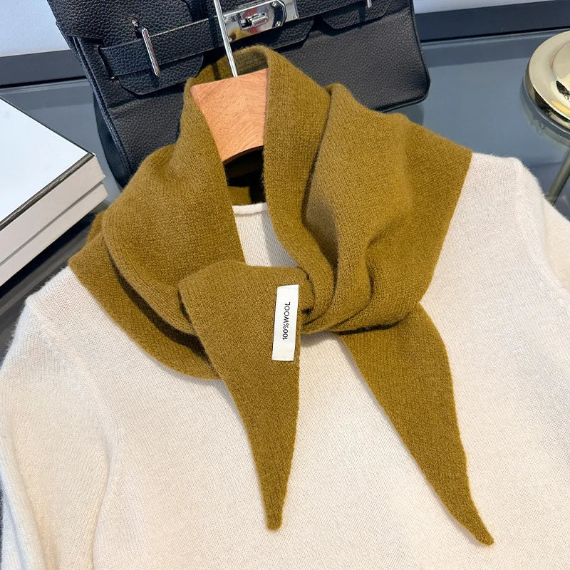100% Wool Winter Scarf for Women – Warm Cashmere Shawl Wrap Pashmina
