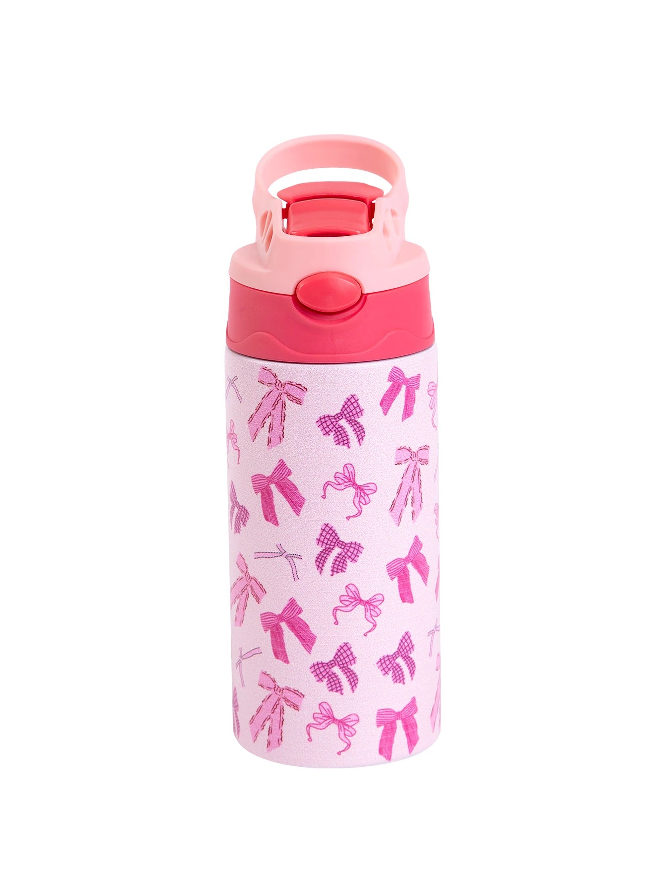 Kids Insulated Water Bottle with Straw – 12oz Cute Cartoon Design