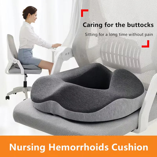 Coccyx Seat Cushion – Orthopedic Chair Pad for Sciatica & Back Pain Relief