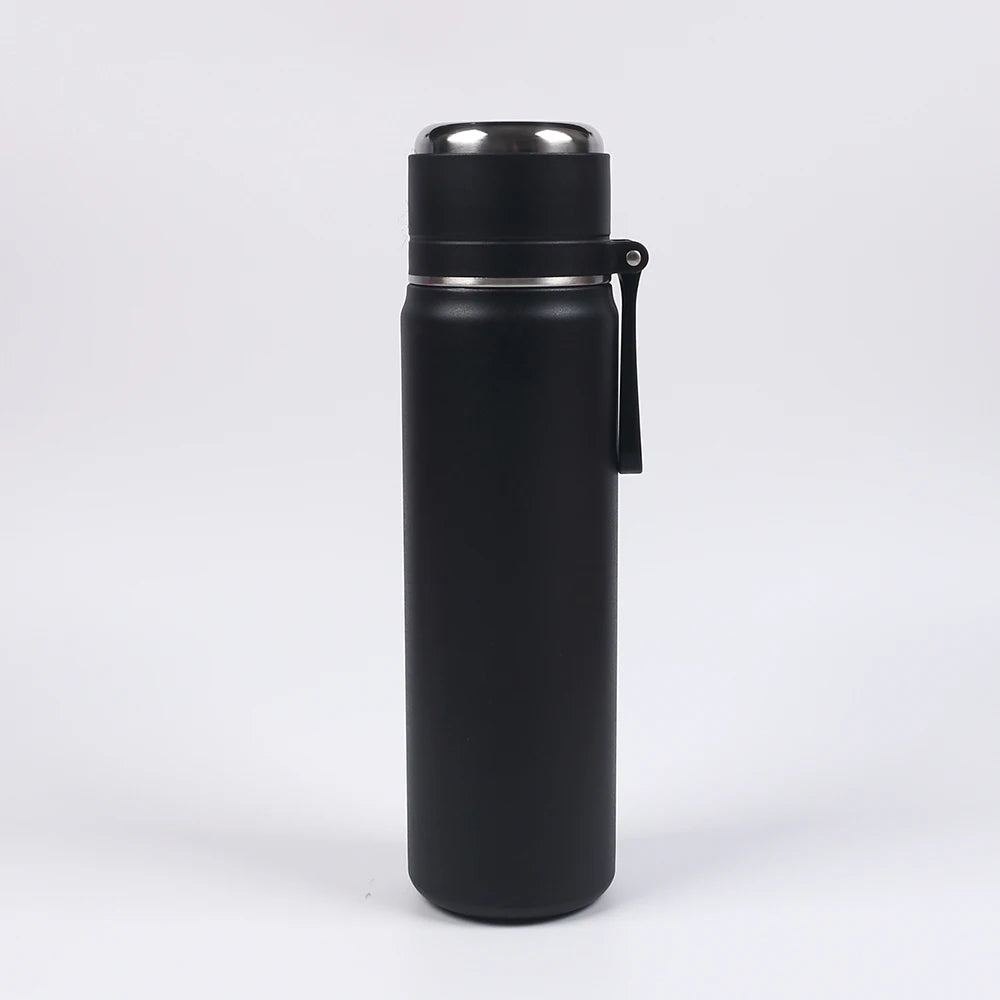 Vacuum Insulated Thermos Bottle – Stainless Steel Travel Water Bottle with Handle