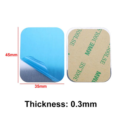 Magnetic Metal Plates for Car Phone Holder – 10pcs Iron Sheets