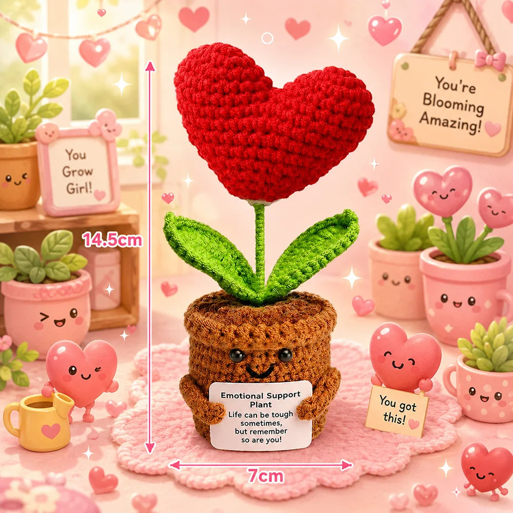 Crochet Pocket Hug Doll – Handmade Knitted Positive Energy Gift