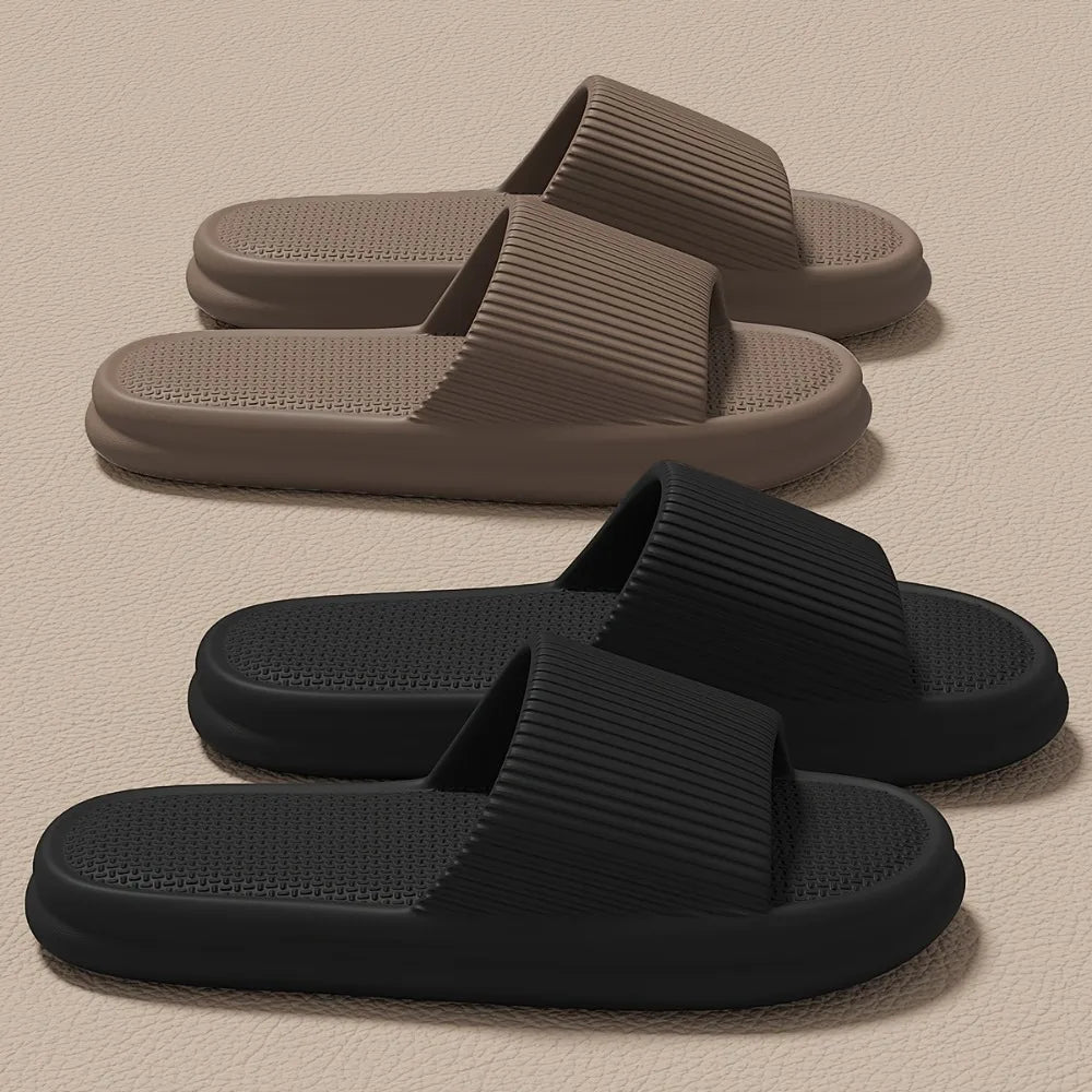 Soft EVA Slide Slippers – Anti-Slip Indoor Home Sandals for Men & Women