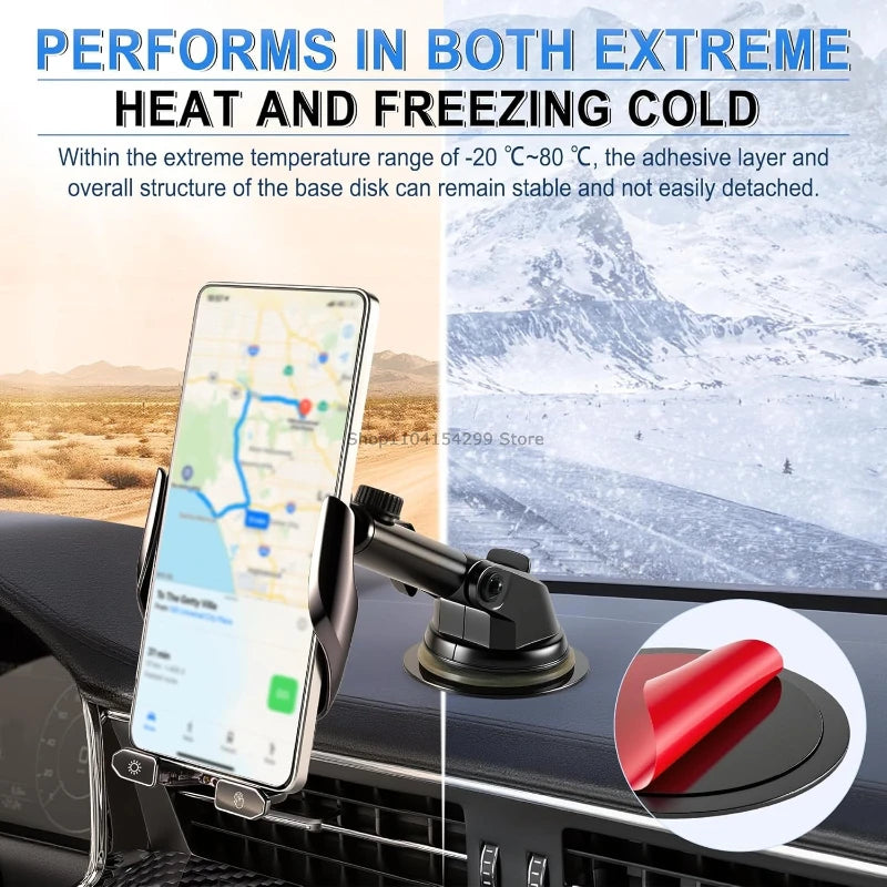 Car Phone Holder Adhesive Disc Pad – Suction Cup Sticky Base Mount (70mm/80mm)