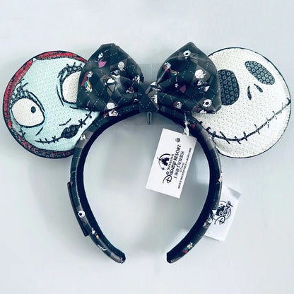 Disney Minnie Mouse Ears Headband – Plush Bow for Adults & Kids