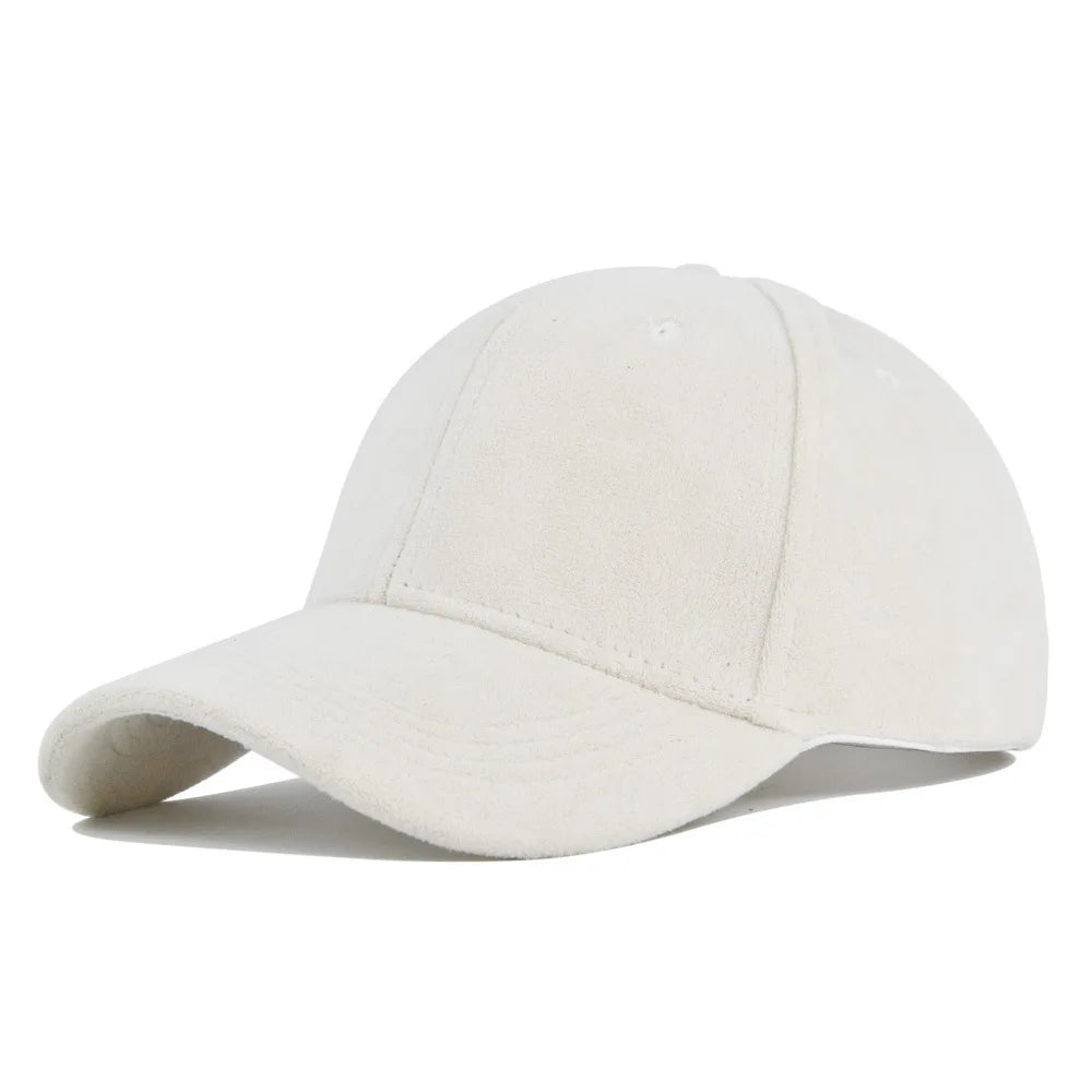 Solid Color Baseball Cap – Unisex Retro Adjustable Hat
