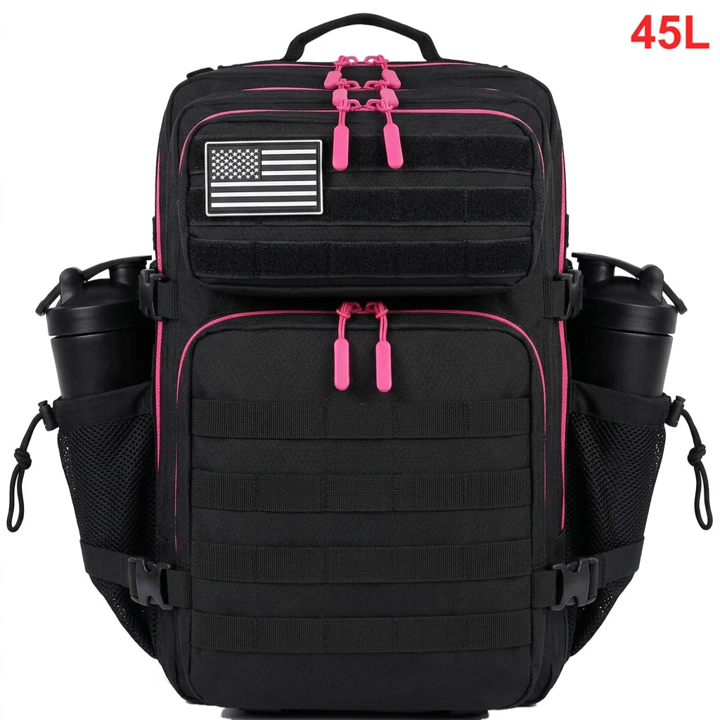 45L Tactical Backpack – Waterproof Military Hiking Bag