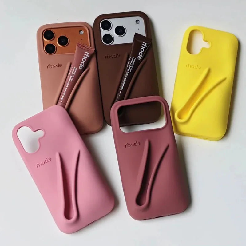 Rhode Lipstick Soft Silicone iPhone Case