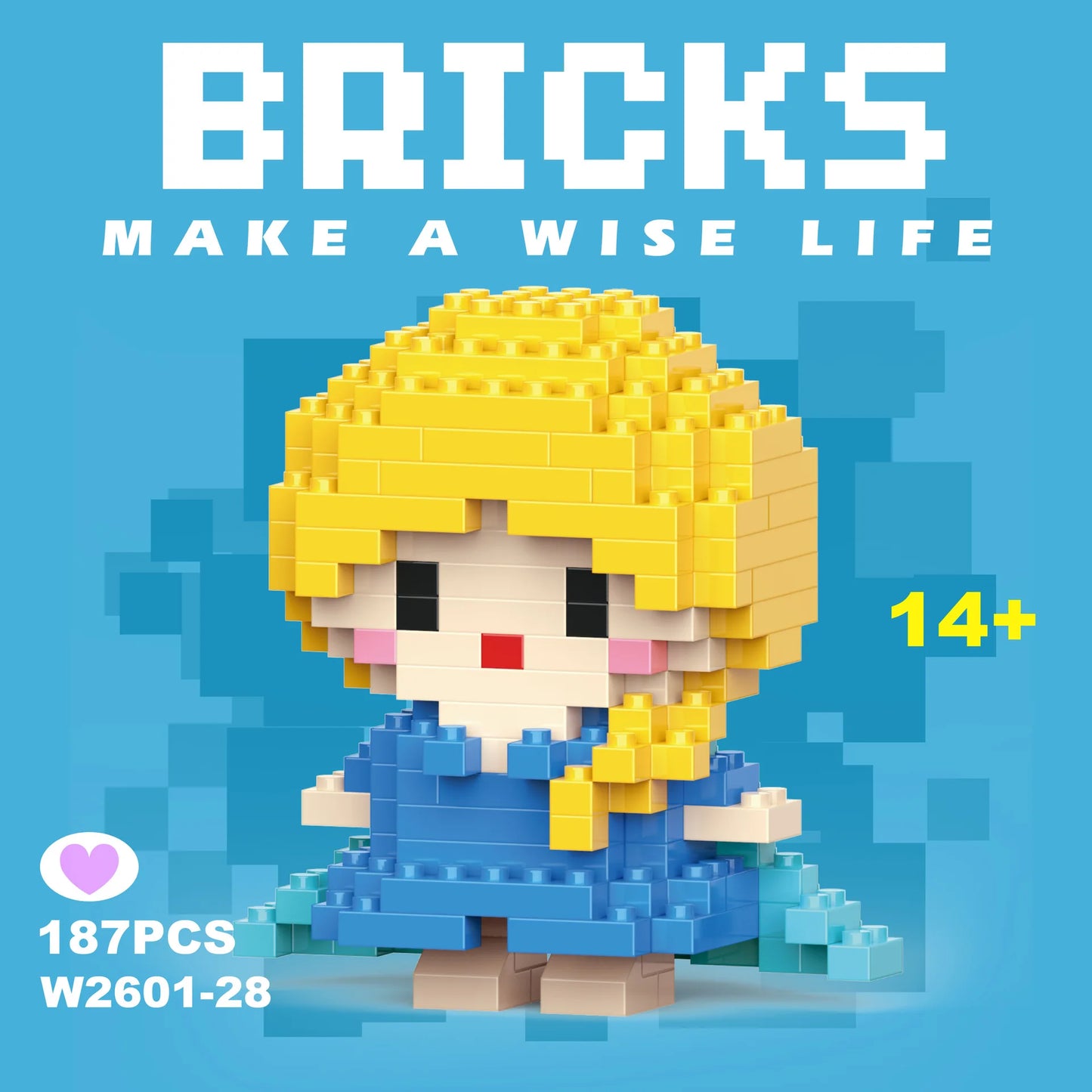 Disney Character Mini Building Blocks Set – Micro Bricks Figures 135–214 PCS