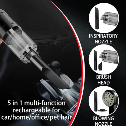 Handheld Portable Vacuum Cleaner – Compact Cordless for Car & Home