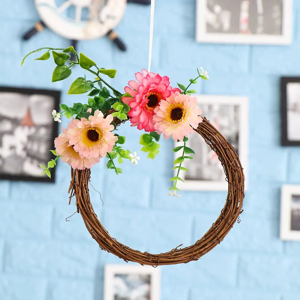 Natural Rattan Wreath Ring – Round & Heart DIY Craft Base