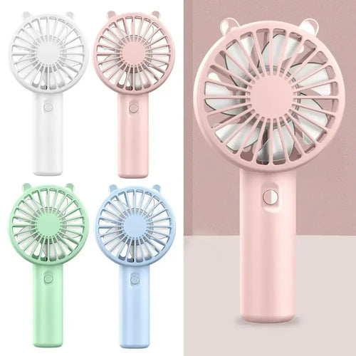 Handheld Mini Fan – USB Rechargeable Portable Cooling Fan