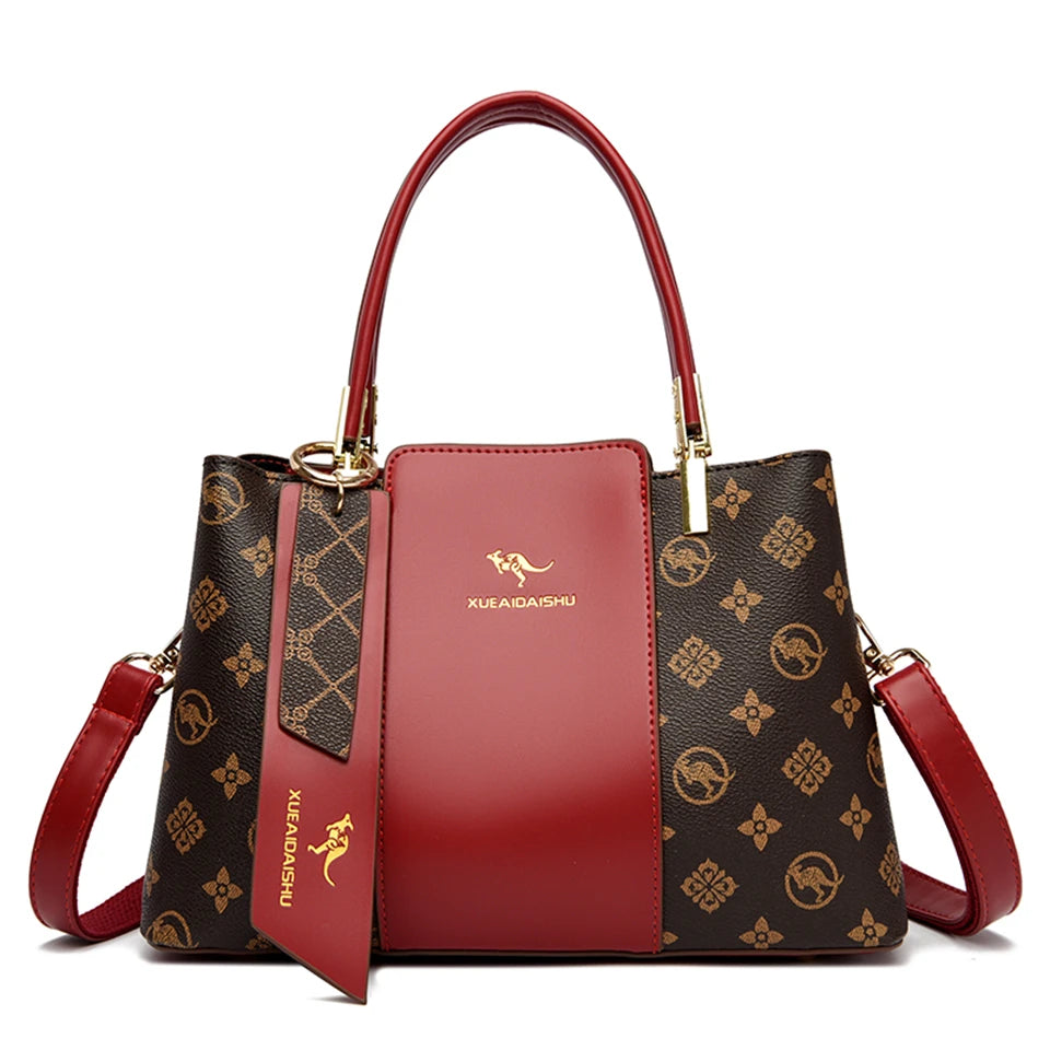 Women's Designer Handbag – Large Capacity Leather Shoulder Bag