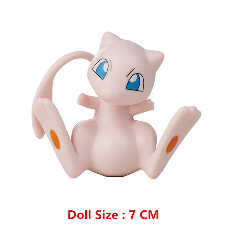 Pokémon Gengar Pikachu Eevee Greninja Mewtwo Action Figure Collection