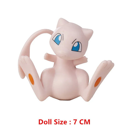 Pokémon Gengar Pikachu Eevee Greninja Mewtwo Action Figure Collection