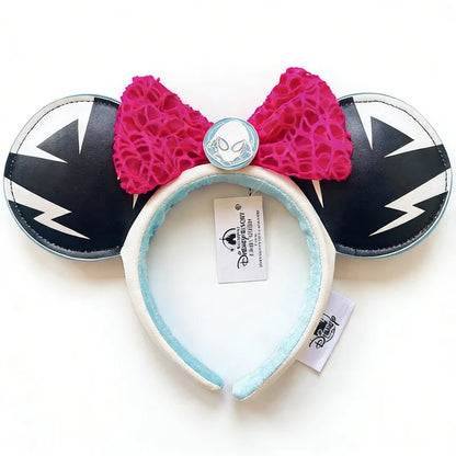 Minnie Mouse Sequin Ears Headband with Bow – Disney Park Style