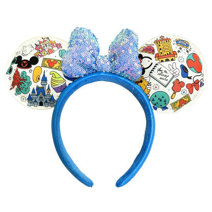 Mickey Minnie Mouse Ear Headband – Disney Sequin & Bow Styles for Adults & Kids