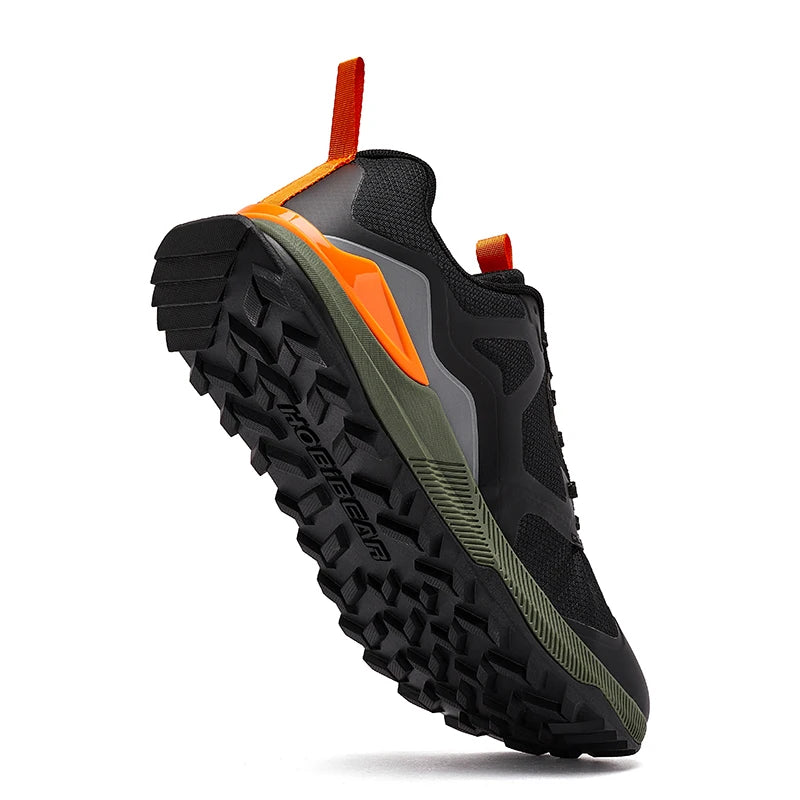 Hobibear Unisex Hiking Sneakers – Lace-Up Outdoor Walking Shoes