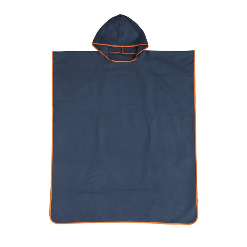 Hooded Changing Robe – Quick-Dry Microfiber Surf Poncho