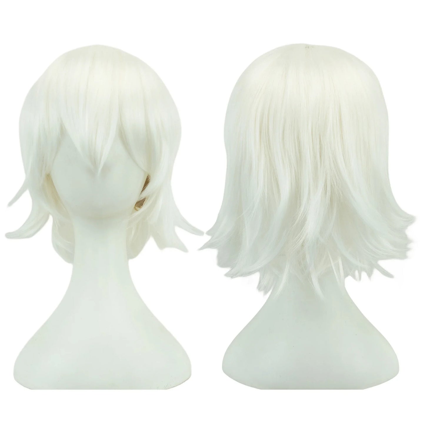 Synthetic Bob Wig 12 Inch – Cosplay & Party Short Hair with Bangs