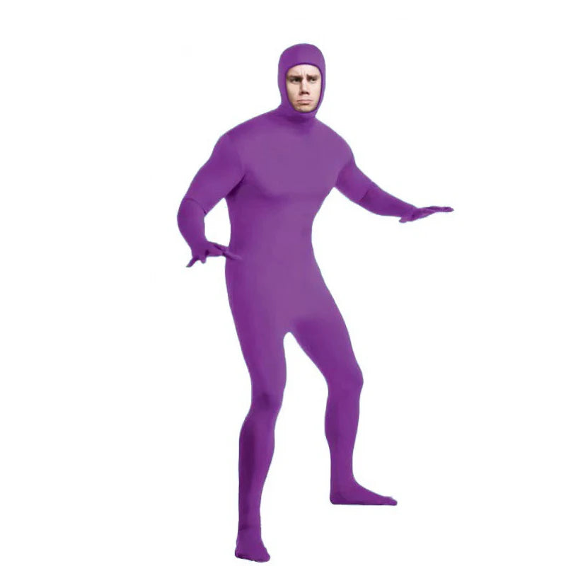 Zentai Full Body Spandex Suit – Invisible Bodysuit for Cosplay & Halloween