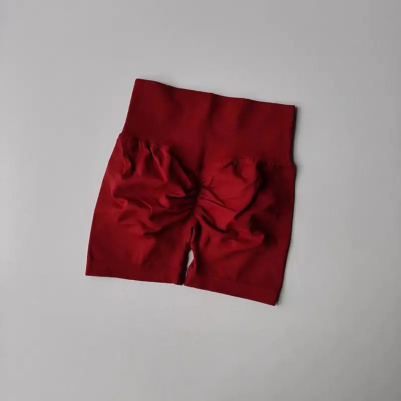 High-Waist Yoga Shorts for Women – Butt Lift Fitness Shorts