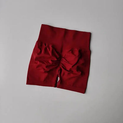 High-Waist Yoga Shorts for Women – Butt Lift Fitness Shorts