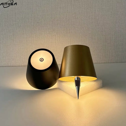 Wireless LED Table Lamp – Rechargeable Touch Dimmer for Bar, Cafe & Home