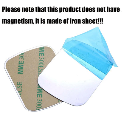 Magnetic Metal Plates for Car Phone Holder – 10pcs Iron Sheets
