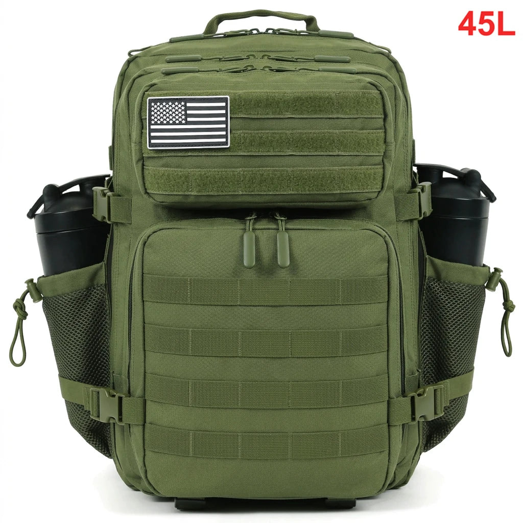45L Tactical Backpack – Military Waterproof Hiking & Gym Bag