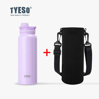 TYESO Insulated Water Bottle – Stainless Steel Vacuum Flask for Sports & Travel
