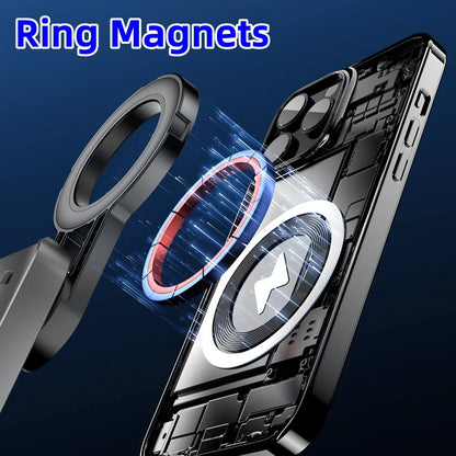 Magnetic Selfie Stick P15mini-C – USB-C Rechargeable, 360° Rotation & Wireless Remote