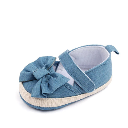Baby Girl Mary Jane Shoes – Soft Sole Bowknot Sandal