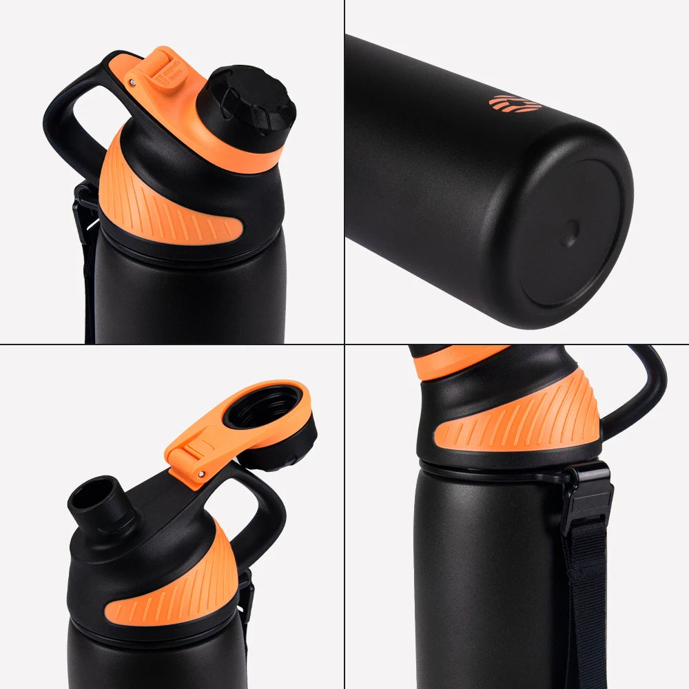 Insulated Stainless Steel Water Bottle with Magnetic Lid