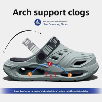 Arch Support Clog Sandals with Soft Thick Anti-Slip Sole
