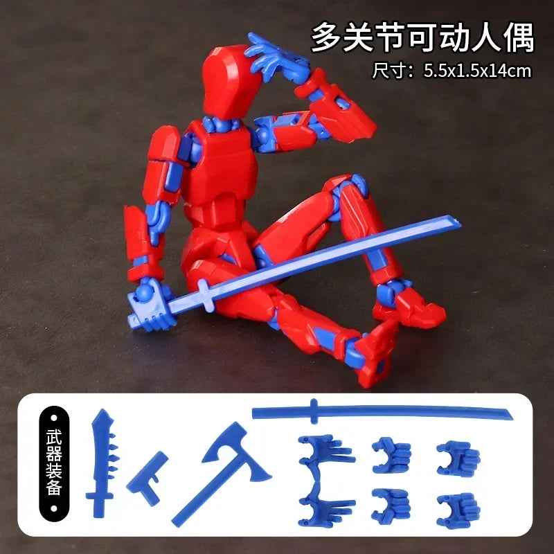 T13 Multi-Jointed Robot Dog Action Figure – Poseable Titan Mech Toy