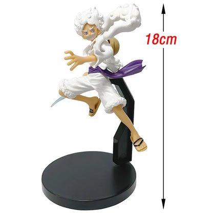 18CM One Piece Luffy Sun God Nika PVC Action Figure