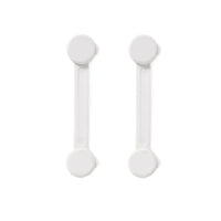 2PCS Long white