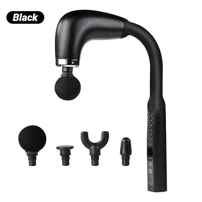 Percussion Massage Gun with 4 Heads – Deep Tissue Pain Relief