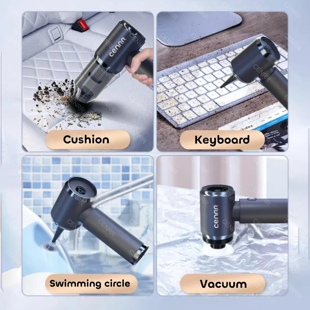 Cenrr Cordless Handheld Vacuum Cleaner 210000Pa – Portable Mini Car Vacuum
