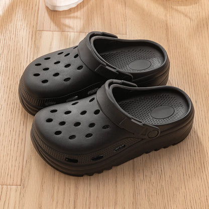 Clog Hole Shoes Thick Sole Non-Slip Beach Sandals for Men & Women