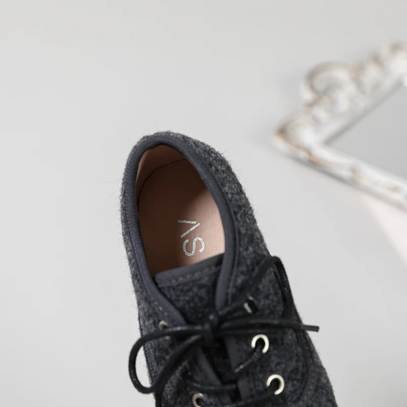 Kids Oxford Lace-Up Dress Shoes for Boys & Girls