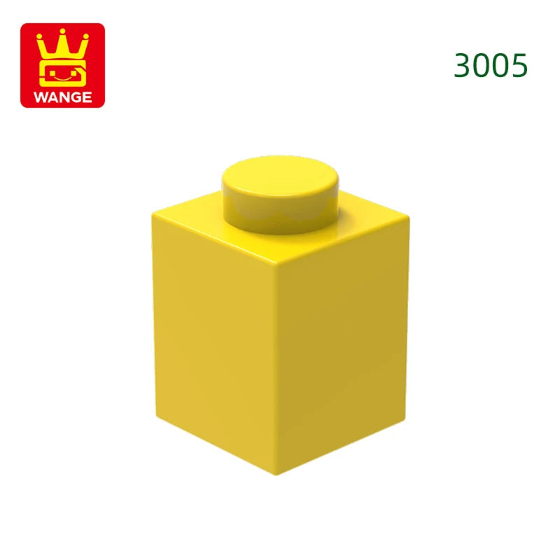 Wange 3005 1x1 Basic Brick MOC Parts – 232pcs Bulk Pack