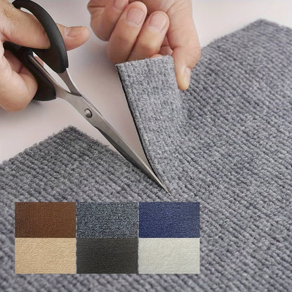 Self-Adhesive Carpet Tiles 12x12in – Anti-Slip DIY Floor Mat for Home & Office