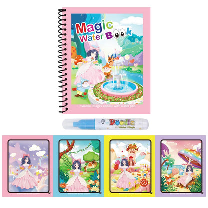 Magic Water Coloring Book for Kids – Animal Cartoon Designs
