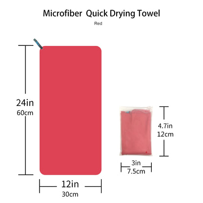 Microfiber Quick-Dry Beach Towel – Lightweight & Absorbent