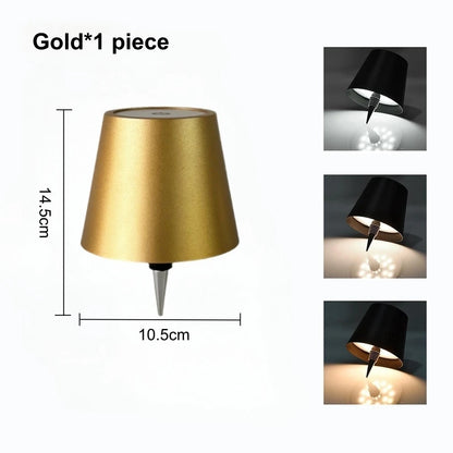 Wireless LED Table Lamp – Rechargeable Touch Dimmer for Bar, Cafe & Home